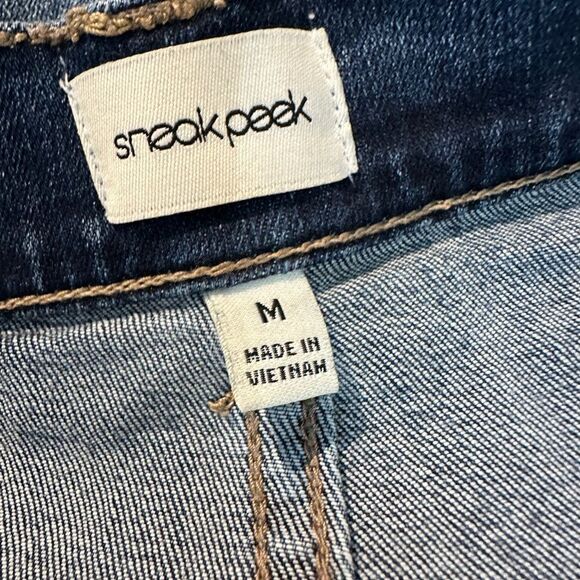 Buckle Sneak Peek Sneak Peek High Rise Denim Skirt Mini Skirt Size M - Picture 6 of 8